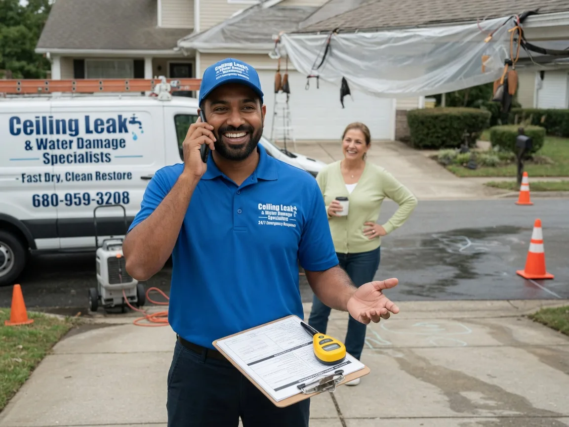 Ceiling Leak Cleanup Mount Holly Springs, PA FAQs